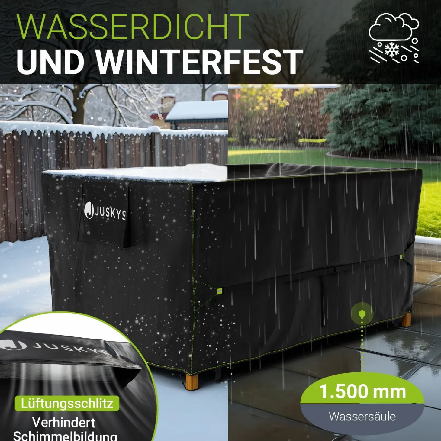 Abdeckplane Gartenmöbel verschiedene Größen