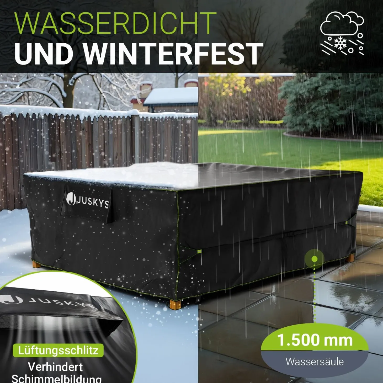 Abdeckplane Gartenmöbel verschiedene Größen