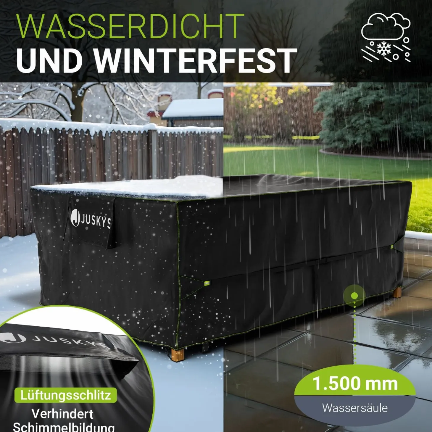Abdeckplane Gartenmöbel verschiedene Größen