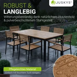 Akazienholz Gartengarnitur Rhodos