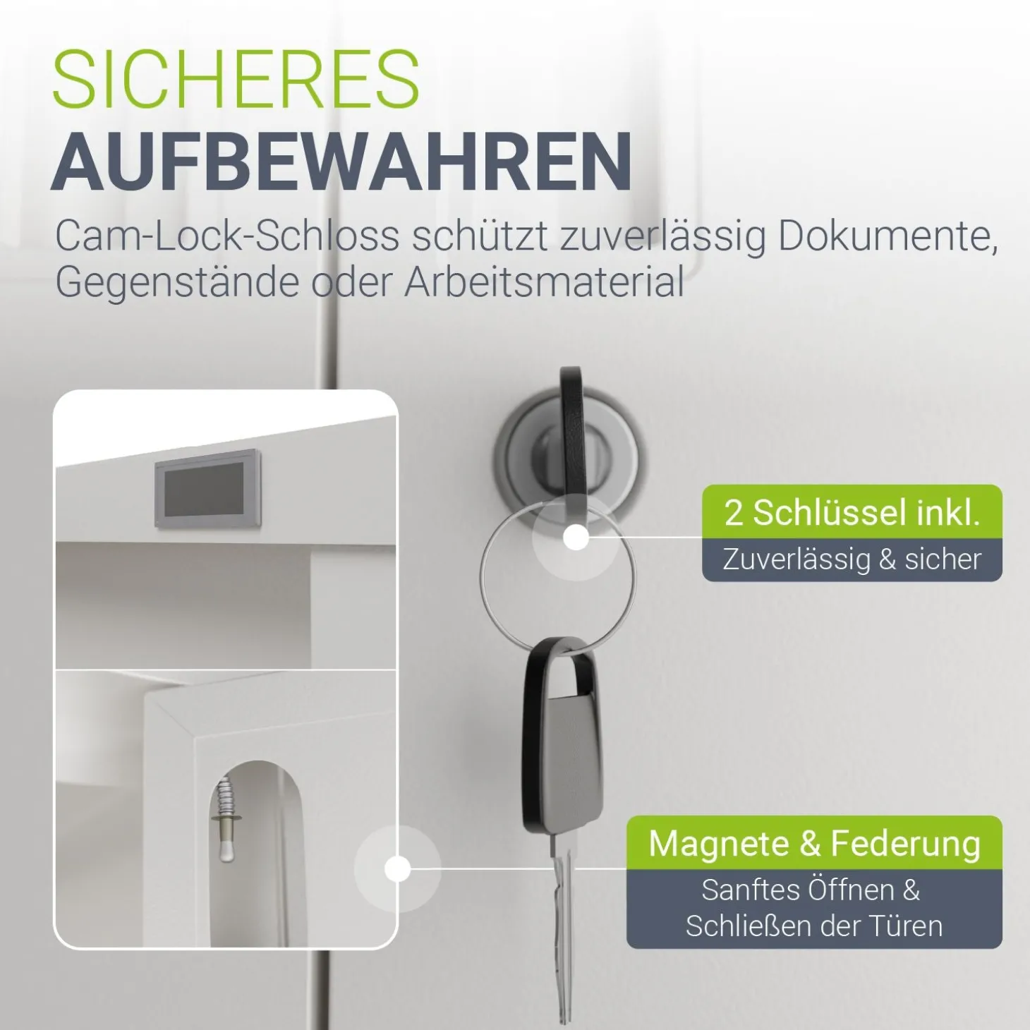 Aktenschrank aus Metall