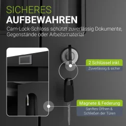 Aktenschrank aus Metall