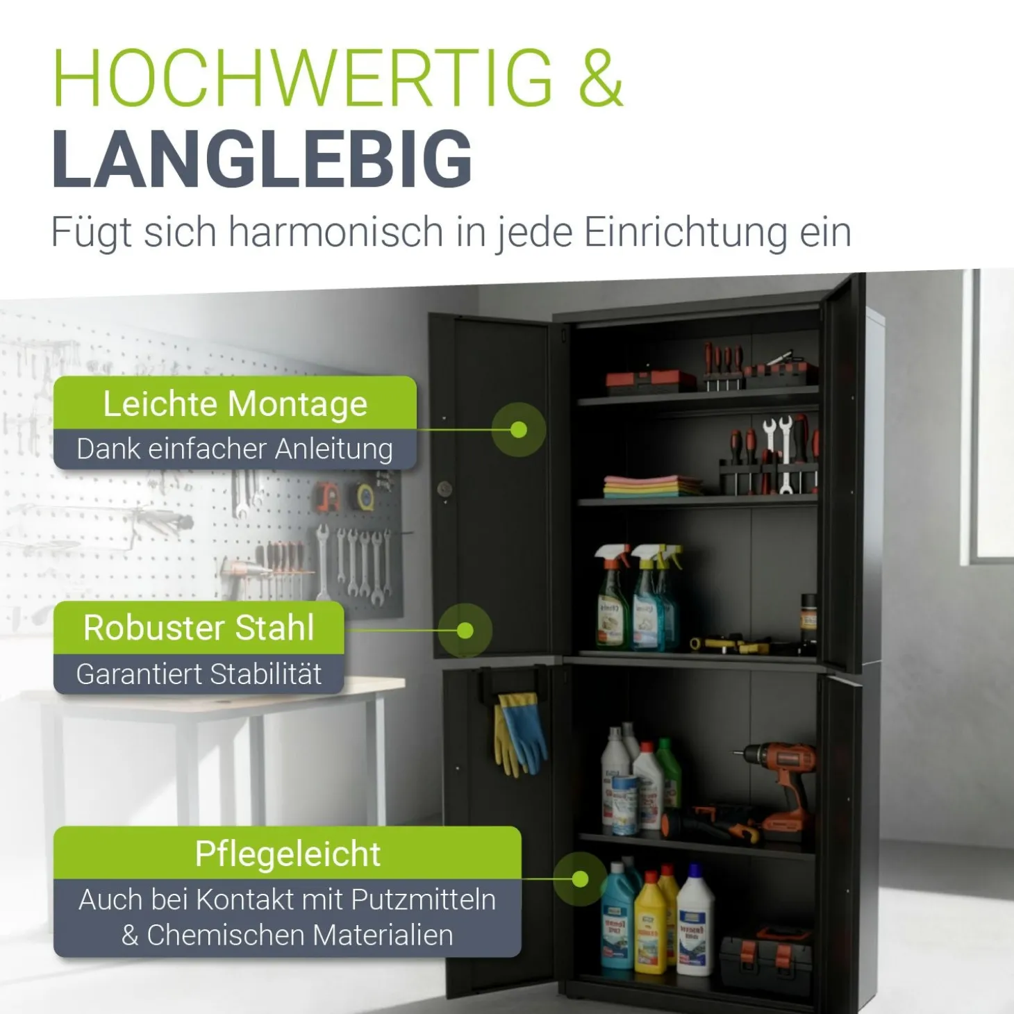 Aktenschrank aus Metall