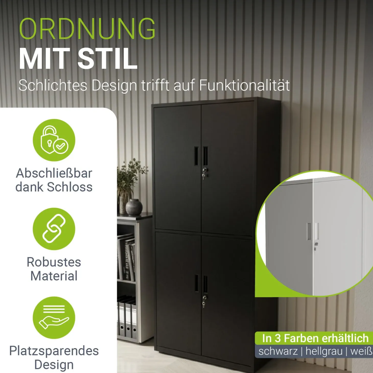 Aktenschrank aus Metall