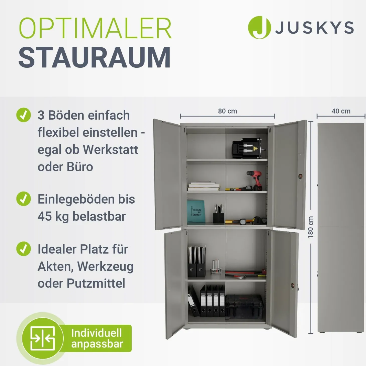 Aktenschrank aus Metall