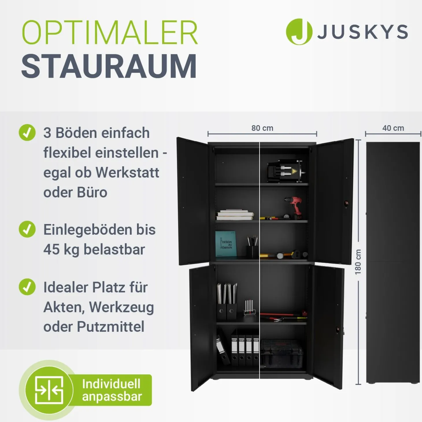 Aktenschrank aus Metall