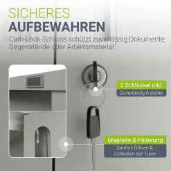 Aktenschrank aus Metall