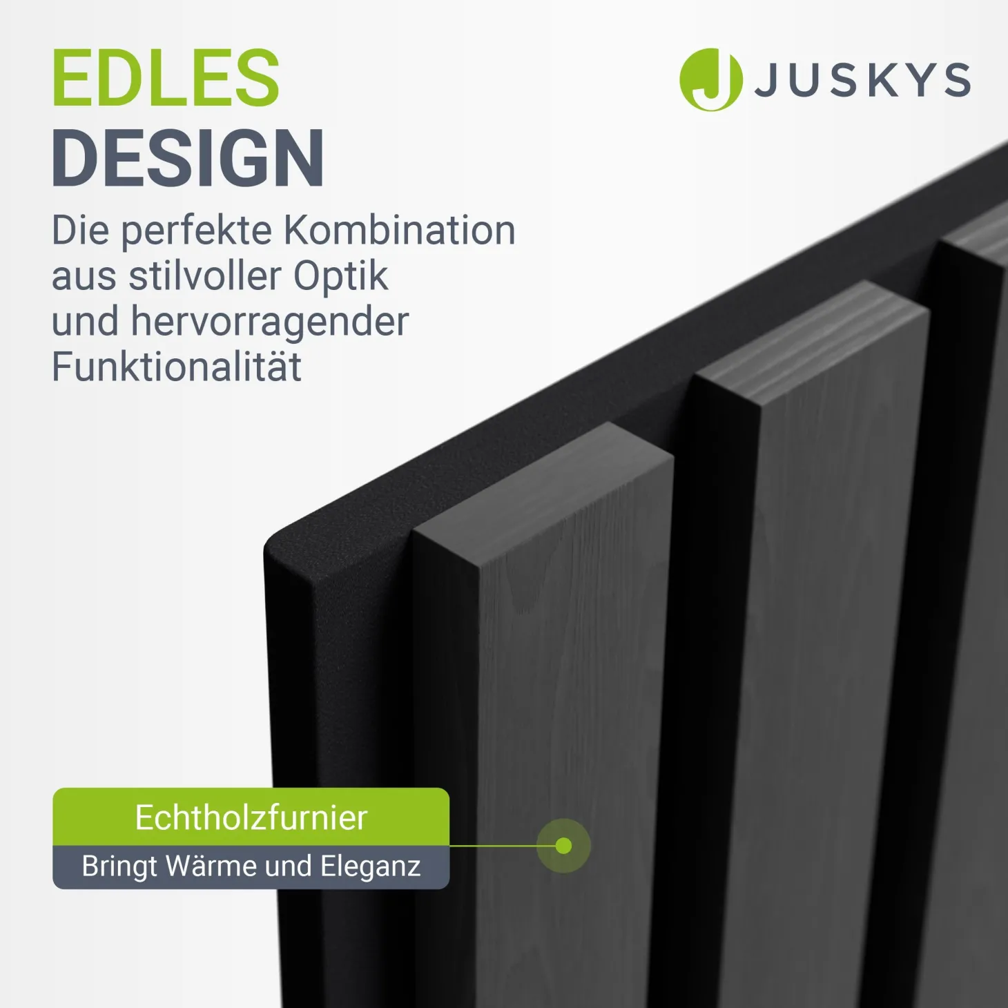 Akustikpaneele Holzoptik 4er Set