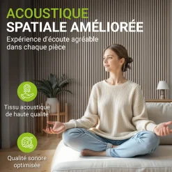 Akustikpaneele Holzoptik 4er Set