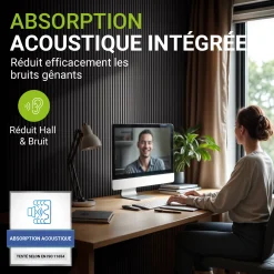 Akustikpaneele Holzoptik 4er Set