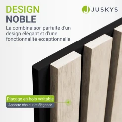 Akustikpaneele Holzoptik 4er Set