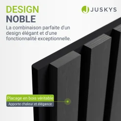 Akustikpaneele Holzoptik 4er Set