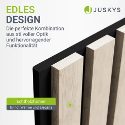 Akustikpaneele Holzoptik 4er Set