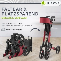 Aluminium Rollator Vital mit Sitz