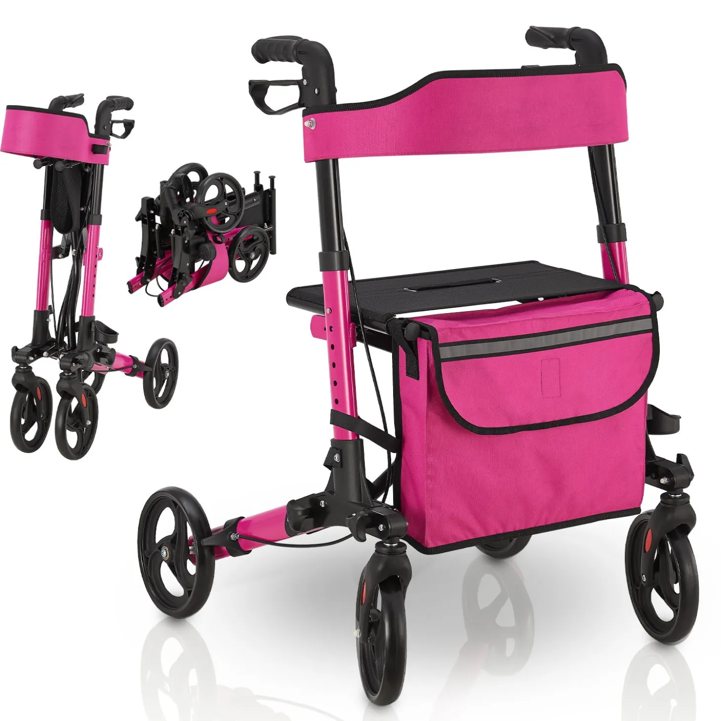 Aluminium Rollator Vital mit Sitz