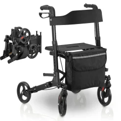 Aluminium Rollator Vital mit Sitz