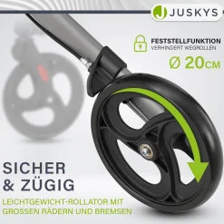 Aluminium Rollator Vital mit Sitz