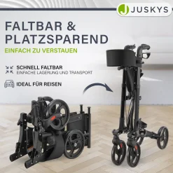 Aluminium Rollator Vital mit Sitz