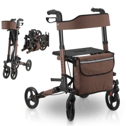 Aluminium Rollator Vital mit Sitz