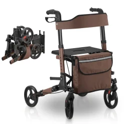Aluminium Rollator Vital mit Sitz