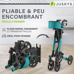 Aluminium Rollator Vital mit Sitz