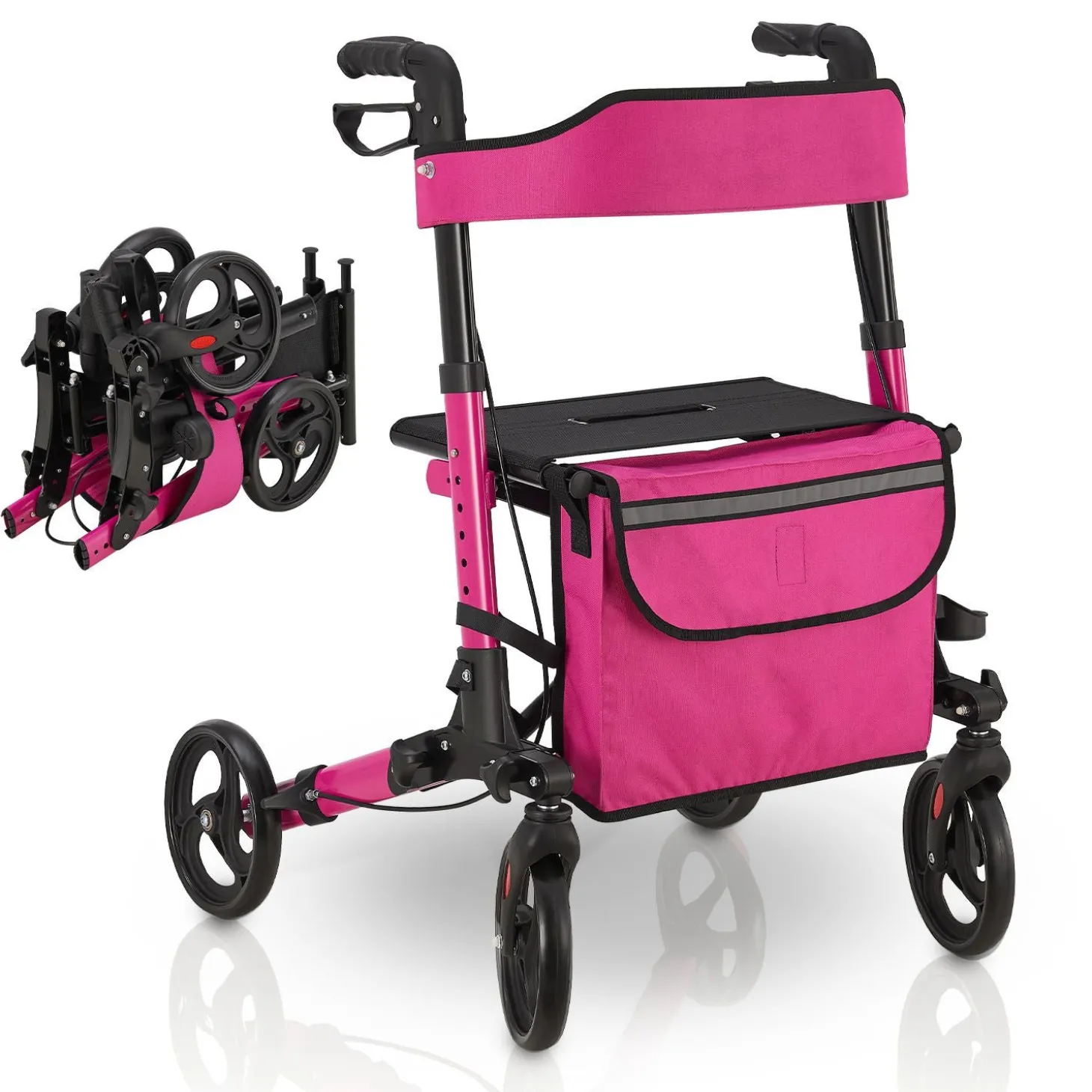 Aluminium Rollator Vital mit Sitz