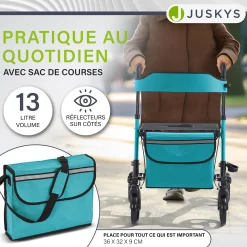 Aluminium Rollator Vital mit Sitz