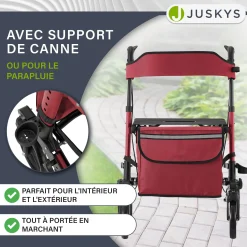 Aluminium Rollator Vital mit Sitz