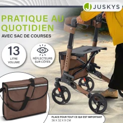 Aluminium Rollator Vital mit Sitz