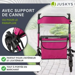 Aluminium Rollator Vital mit Sitz