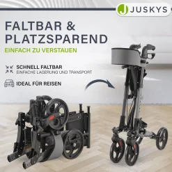 Aluminium Rollator Vital mit Sitz