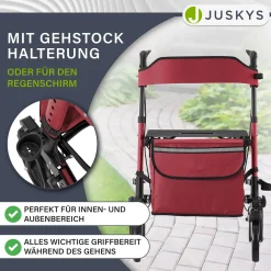 Aluminium Rollator Vital mit Sitz