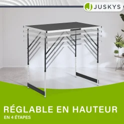 Alu Multifunktionstisch 3-teilig