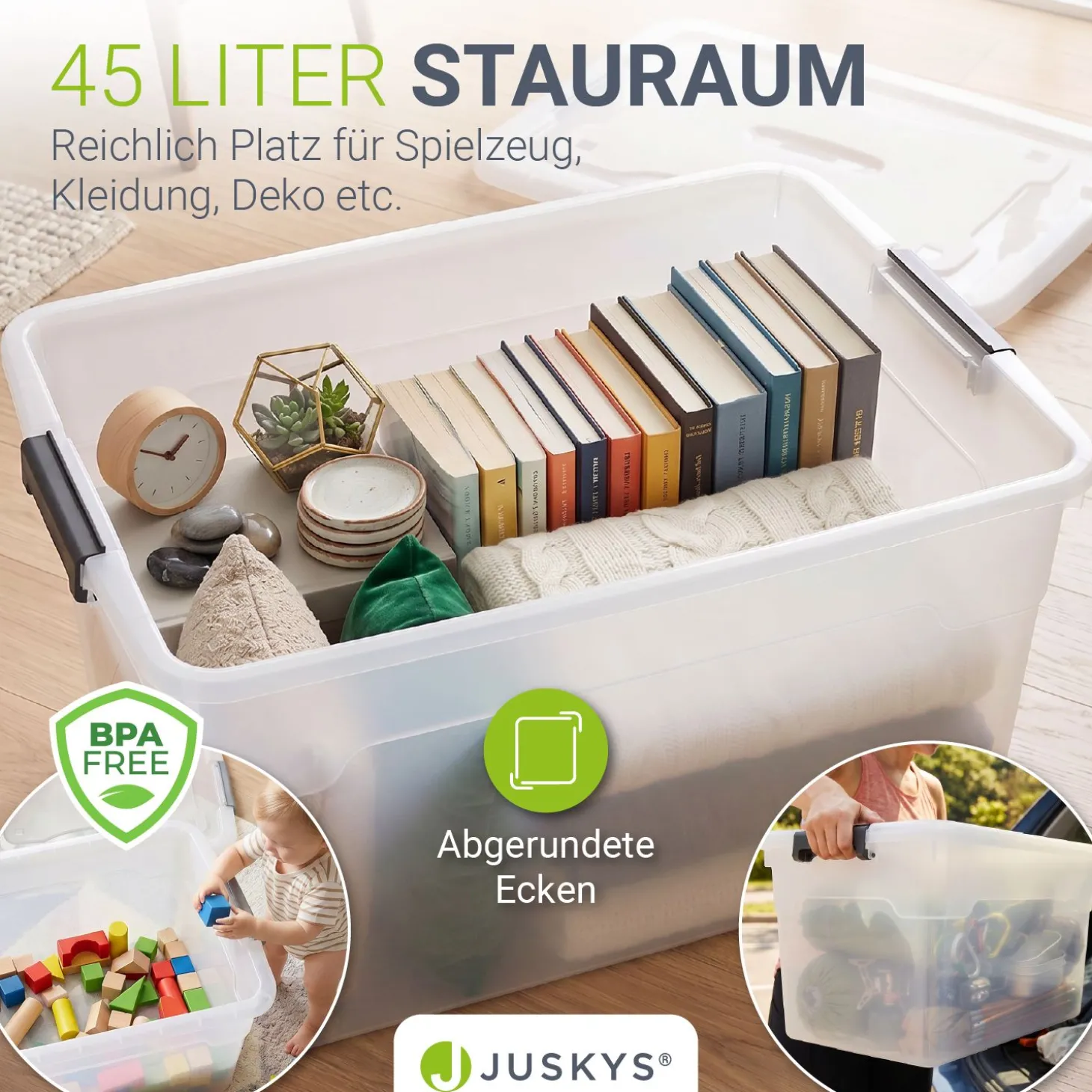Aufbewahrungsbox mit Deckel
