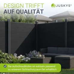 Aufschraubhülse für WPC Zaunelemente