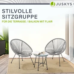 Balkonmöbel Set Ostana 3-teilig