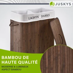 Bambus Wäschekorb Curly