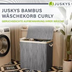 Bambus Wäschekorb Curly