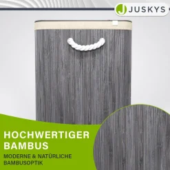 Bambus Wäschekorb Curly