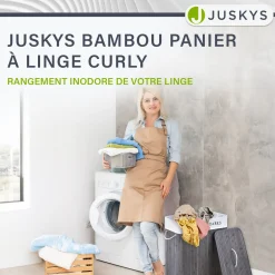 Bambus Wäschekorb Curly