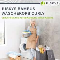 Bambus Wäschekorb Curly