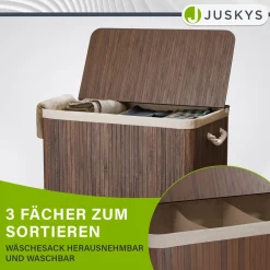 Bambus Wäschekorb Curly