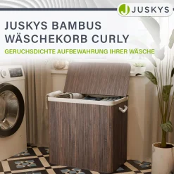Bambus Wäschekorb Curly