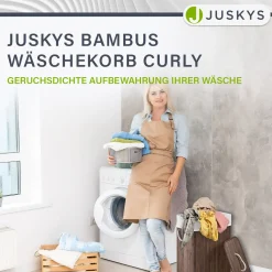 Bambus Wäschekorb Curly