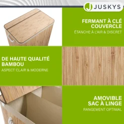 Bambus Wäschekorb Curly