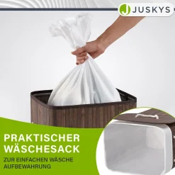 Bambus Wäschekorb Curly