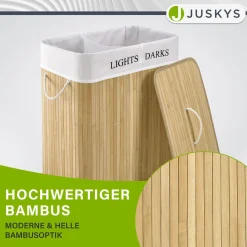 Bambus Wäschekorb Curly