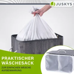 Bambus Wäschekorb Curly