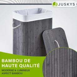 Bambus Wäschekorb Curly