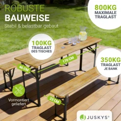 Bierzeltgarnitur Bichl 170 cm